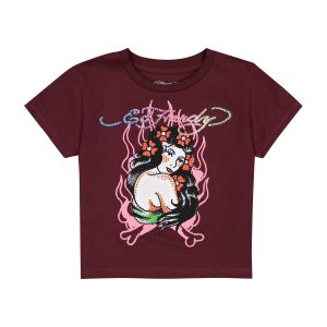 Pinup Rhinestone Baby Tee