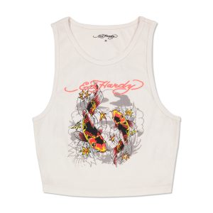 Koi Fish Rib Knit Tank